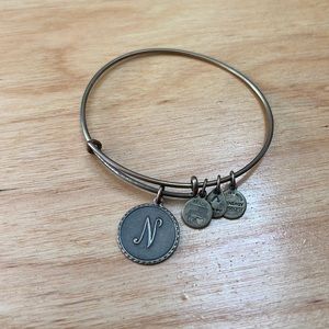 SALE N Initial Alex and Ani Bracelet